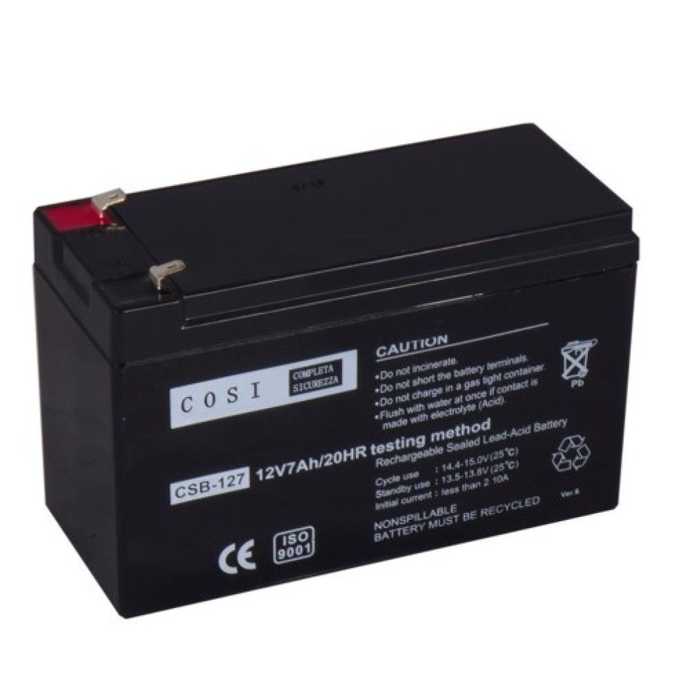 Battery, 12V 7Ah, T1